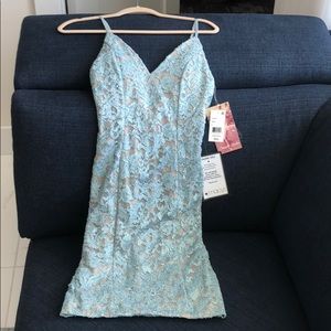 Emerald Sundae Glitter Lace Bodycon Dress